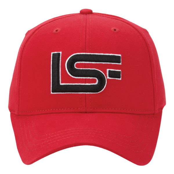 LSF Adjustable Hat – Red - Front View