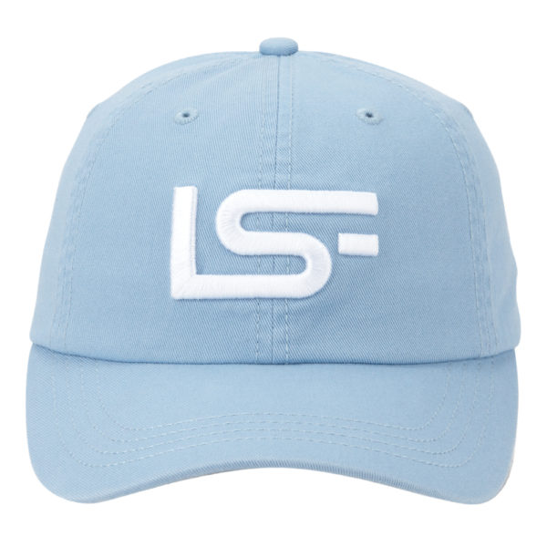 LSF Ladies Adjustable Hat – Columbia Blue - Front View