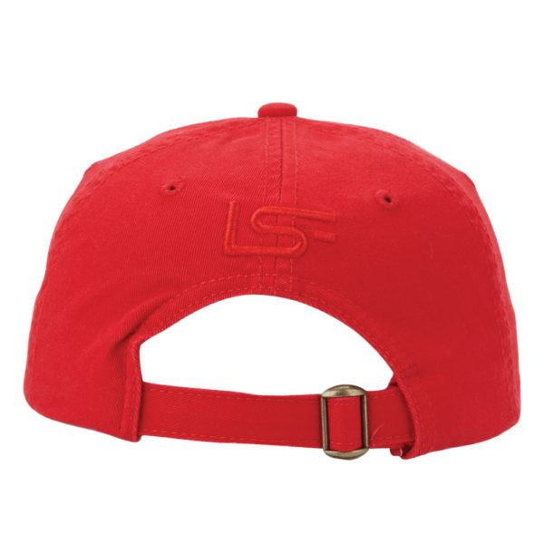 LSF Ladies Adjustable Hat – Red - Back View