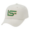 LSF Adjustable Hat – Stone - Green and Gold