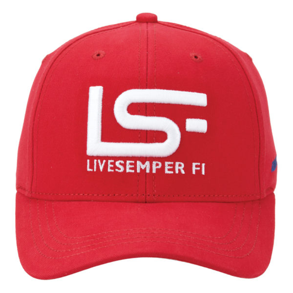 LIVESEMPER FI Adjustable Hat – Red - Front View