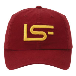 LSF Adjustable Hat – Dark Red - Front View