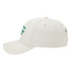 LSF Adjustable Hat – Stone - Green and White - Left View