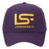 LIVESEMPER FI Adjustable Hat – Purple - Front View