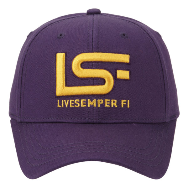 LIVESEMPER FI Adjustable Hat – Purple - Front View