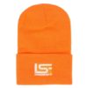 LIVESEMPER FI Cuffed Knit Hat – Flame Orange