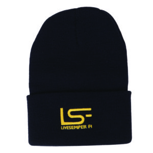 LIVESEMPER FI Cuffed Knit Hat – Navy