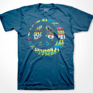 Peace T-Shirt - Navy