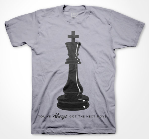 Chess Move T-Shirt - Heather Gray