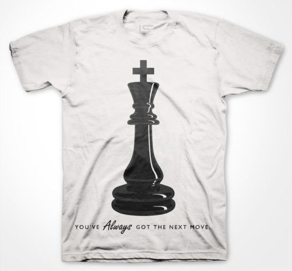 Chess Move T-Shirt - White