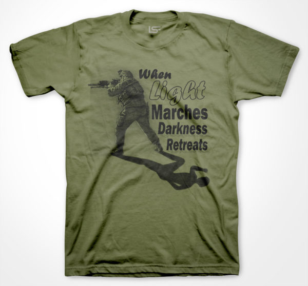 Light Marches-T-Shirts-Moss