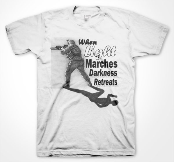 Light Marches-T-Shirts-White