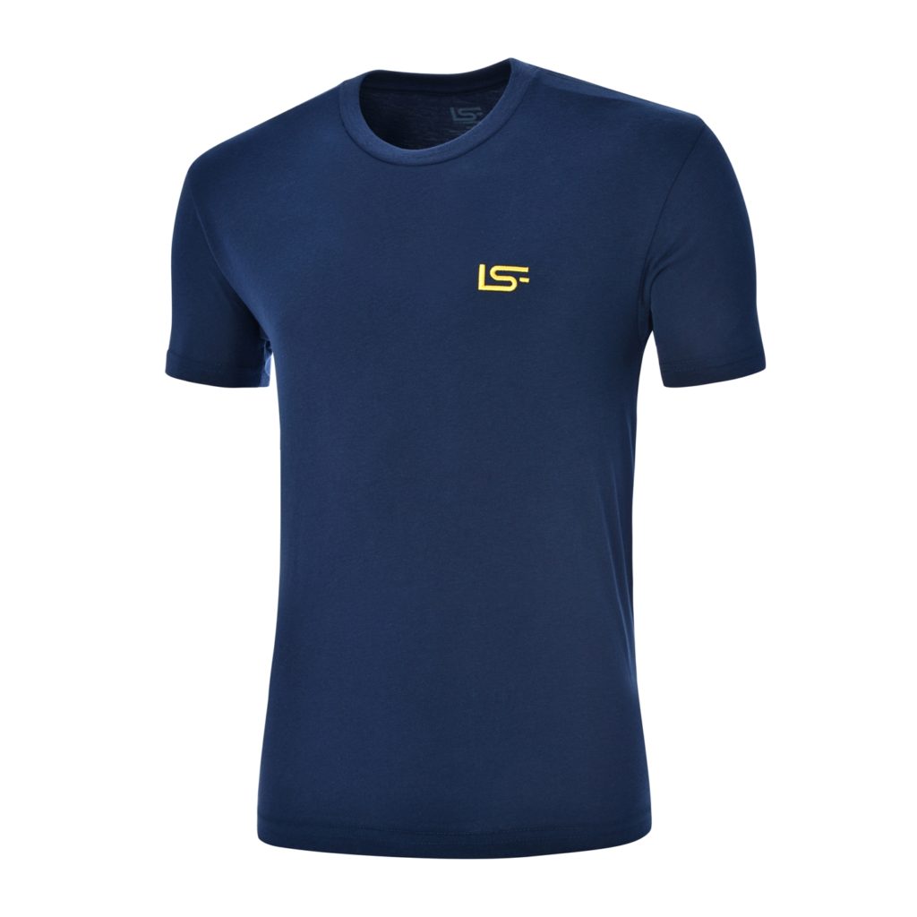 LSF Logo Fitted Tee- T-Shirts- Midnight Navy