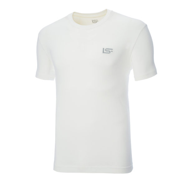 LSF Logo Fitted Tee- T-Shirts- White