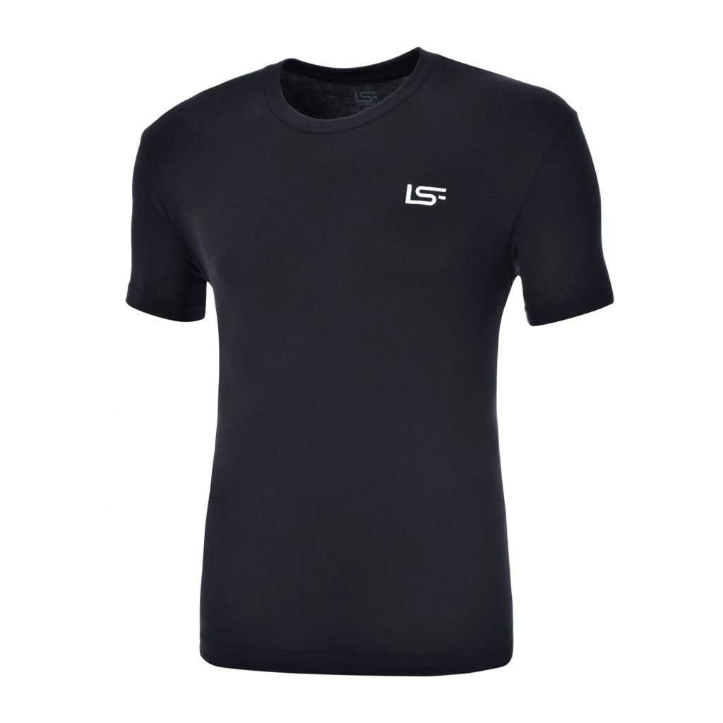 LSF Logo Fitted Tee - Black