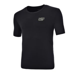 LSF Moisture Wicking Tee - Black and Gold