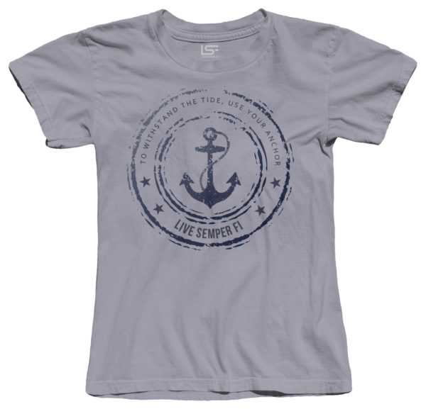 Anchor- T- Shirt- Heather Grey