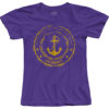 Anchor- T- Shirt- Purple