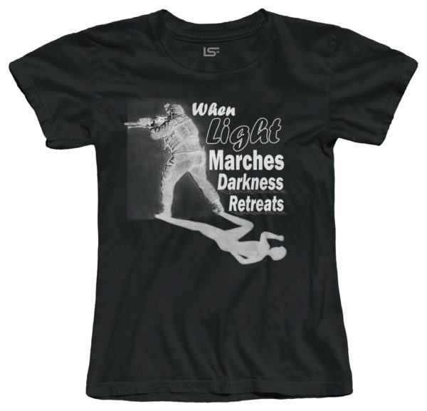 Light Marches- T-Shirts-Black