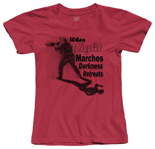 Light Marches- T-Shirts-Red