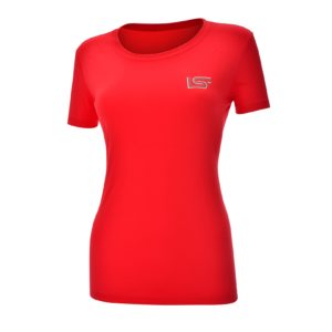 LSF Logo Moisture Wicking Tee- Red