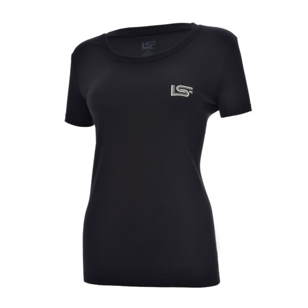 LSF Moisture Wicking Tee- T-Shirts- Black and Yellow